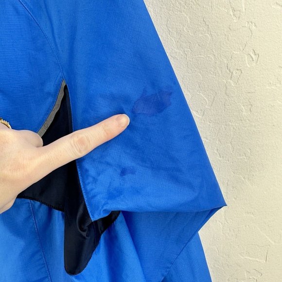 Nike Windbreaker Quarter Zip Pull Over Light Jacket Mens Size M Blue‎ Gray - Picture 14 of 14